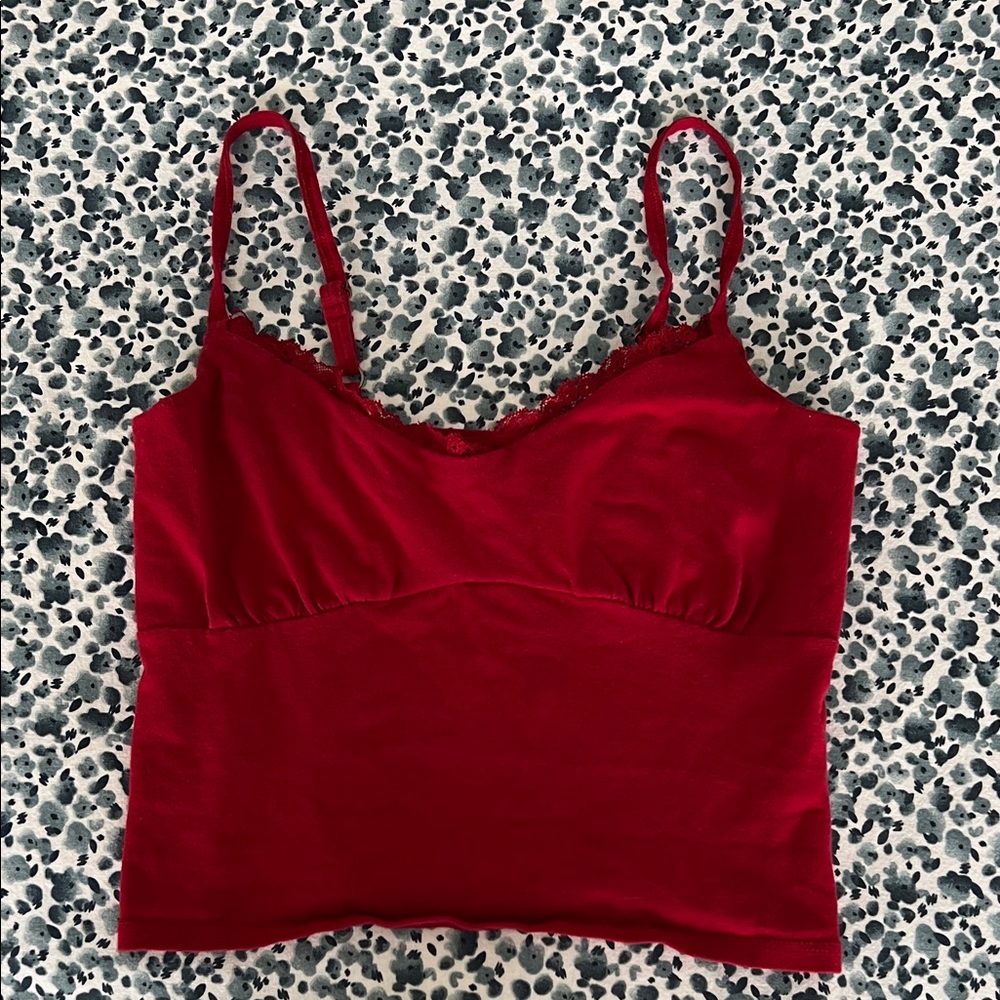 Hollister Red Camisole Top